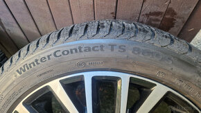 Zimna sada R18, disky original VW, Continental 235/45 R18 - 3