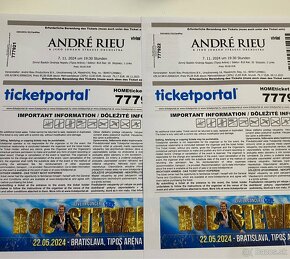 2 listky andre rieu 7.11.2024 o 19:30 bratislava - 3