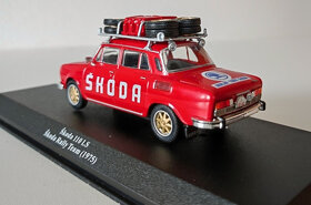 1:43 Model Škoda 110 LS sprievodné vozdilo Rally, 1975 - 3