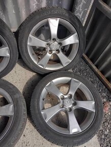 4ks alu disky orig. Mazda 5x114 R17 0neu 205/50 r17 5mm - 3