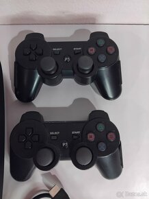 PS3 Super Slim 500GB + 2 ovládače + 4 hry - Skvelý stav - 3