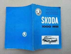 Seznam katalog ND na Škoda 1000 MB Zachovalý, čistý. - 3