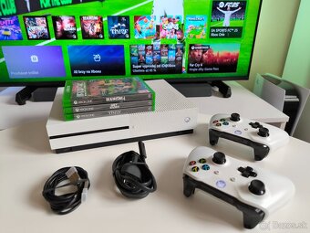 XBOX ONE S 1TB / 2X OVLÁDAČ / HRY - 3