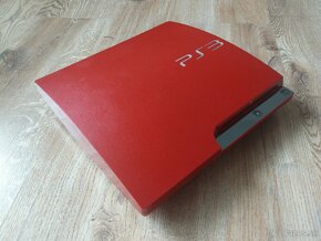 Ps3, playstation 3 red slim - 3