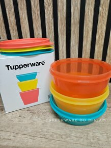 3ks mix veľkosti misiek Tupperware - 3