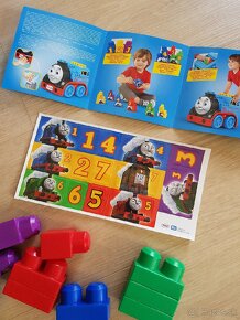 Veľká skladačka MEGA BLOKS Vláčik THOMAS - 3