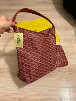 Goyard kabelka Bohéme Hobo - burgundy (GO2) - 3