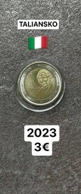 Euromince - pamätné dvojeurové mince Taliansko - 3