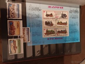 predám poštové známky - vlaky - Korea - 3