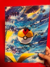 Pokémon album veľký holografický Pikachu + 20kartičiek - 3
