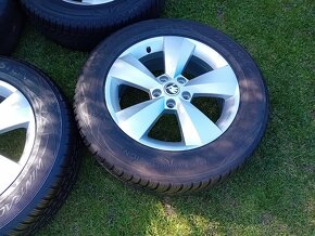 17"ALU 5x112 orig ŠKODA KODIAQ + zimné 215/65 r17 - 3