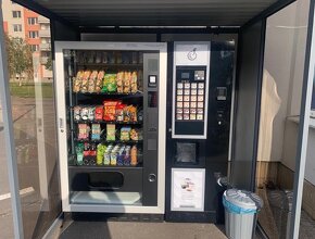 Vending automat na kavu, bagety, snack, prístrešky - 3