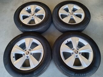 4ks letne ALU 5x112 R17 6,5J ET38 Original SKODA KODIAQ - 3