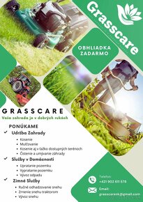 Kosenie trávy,strihanie stromčekov- Grasscare - 3