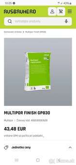 Predam multipor finish GP830 limetkove hladenie - 3