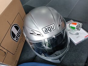 MOTOCYKLOVÁ PRILBA AGV COMPACT ST E2205 - MATT GREY L - 3