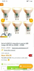 Led ziarovky LED GU10/6W/450lumen - 3