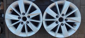 5x112 R15 Volkswagen originálne elektróny - sada - 3