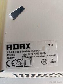 WIFI Konvektor ADAX NEO H20 KVT 2000w - 3