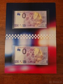 0 eurova bankovka, 0€ bankovky, 0 € Folder Mestská polícia B - 3