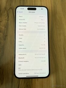 Predám Apple iPhone 14 PRO MAX 512GB Prasknuté zadné sklo - 3