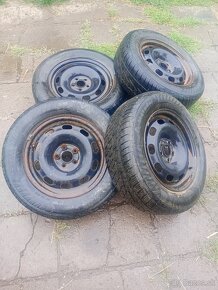 5x100 R15 plechové disky  škoda Octavia 1 - 3