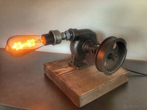 Industriálna lampa - steampunk /čerpadlo/ - 3