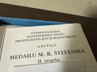 Medaila M. R Štefanika 2 stupňa - 3