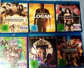 Blu-Ray filmy, moderne, v nemcine a anglictine, 4€ kus - 3