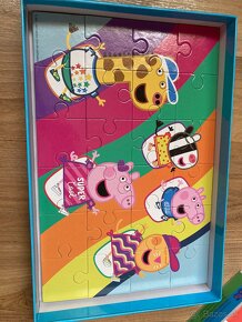 Peppa Pig 4 in 1 Puzzle Peppa Pig na kolotoči - 3