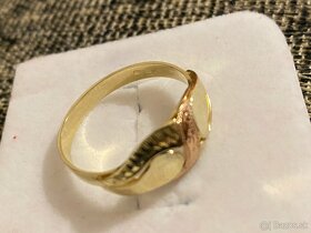 Damsky prsten 14kt zlato - 3