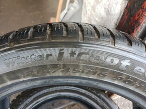 4x zimné pneumatiky 215/45 r16 - 3