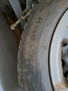 Zimne pneumatiky 205/55 R16 POLARIS 5 + disky R16, 5x100 - 3