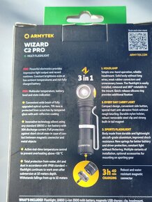 LED čelovka ArmyTek Wizard C2 Pro 2500 lm - 3