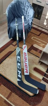 Predm brankárske hokejky Bauer a CCM - 3