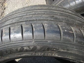 RUN FLAT 2x 245/45 R19 98Y a 2x 275/40 R19 101Y DUNLOP de6mm - 3