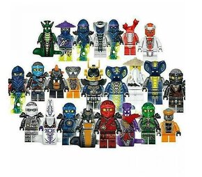 NINJAGO sada 24 ks postaviciek+zbrane - 3