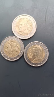 2 eurové mince..... 2€ - 3