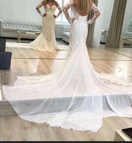 Svadobné šaty zn. Pronovias - 3