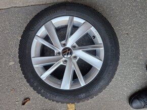 Zimné VW disky ET46 + pneumatiky 205/55/R16H - 3