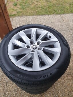 Sada kolies Škoda 5x112 R7 + Pirelli cinturato P7 215/55 r17 - 3