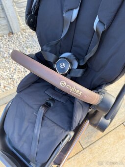 Predám Cybex Priam 4.0 black s rose gold podvozkom - 3