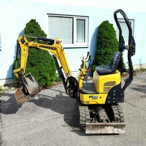 minibager Yanmar SV08, RV2020, Mth1350, rýpadlo (960kg) - 3