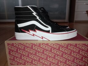 Vans Sk8-Hi Bolt Black/Racing Red - 3