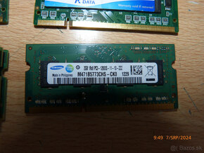 sodimm ddr3 4gb ddr2 2gb ddr1 1gb 10e kus ostatne 5e kus - 3