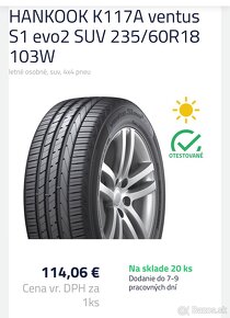 235/60 R18 103V SUV letné HANKOOK - 3