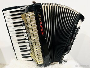 Predám akordeón Hohner Verdi II N 96 basový Top stav - 3