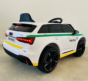 Detské elektrické autíčko RS6 polícia - 3