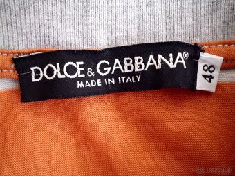 Dolce&Gabbana pánske slim pólo tričko M  48 - 3