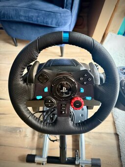 Logitech G29 Driving Force + Shifter + stand pre PS - 3